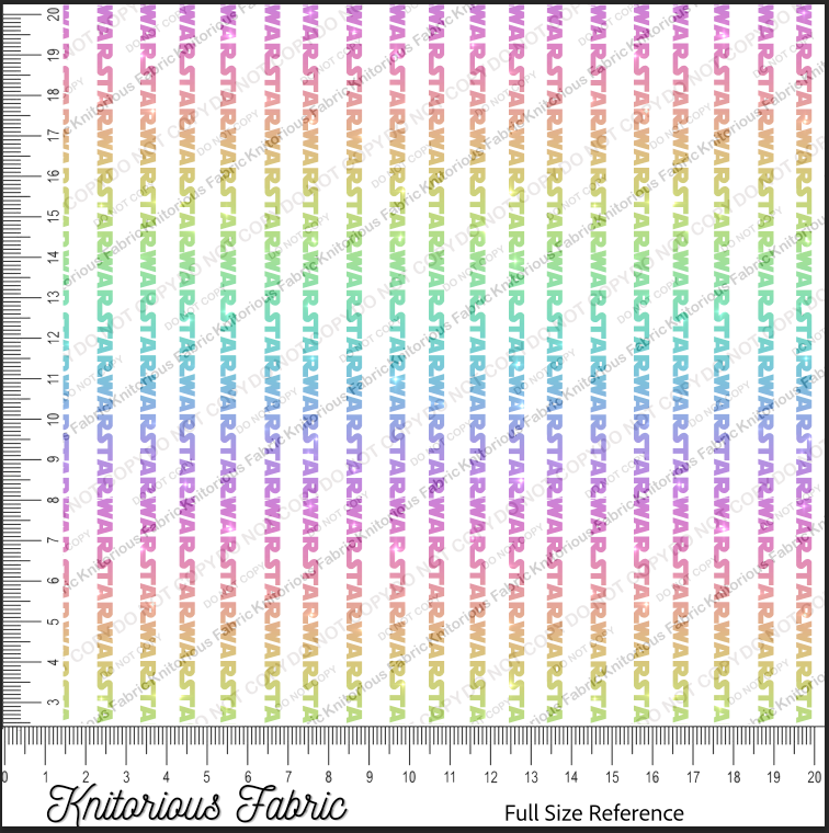 *Pre-Order* Pinstripes - Rainbow - White