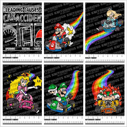 *Pre-Order* Plumber Rainbow Racers Panels