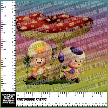 *Pre-Order* Toads and Shrooms (Rainbow) Panels