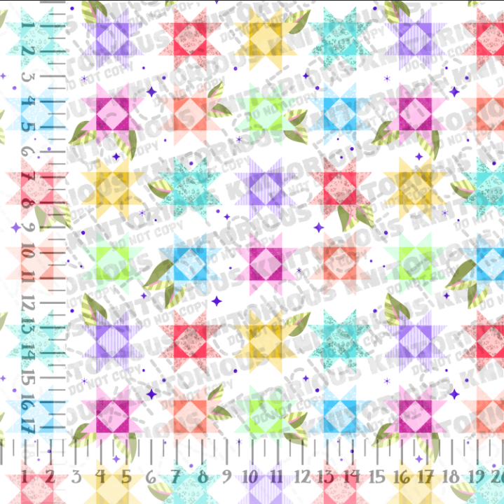 *VINYL Pre-Order* Quilted on White