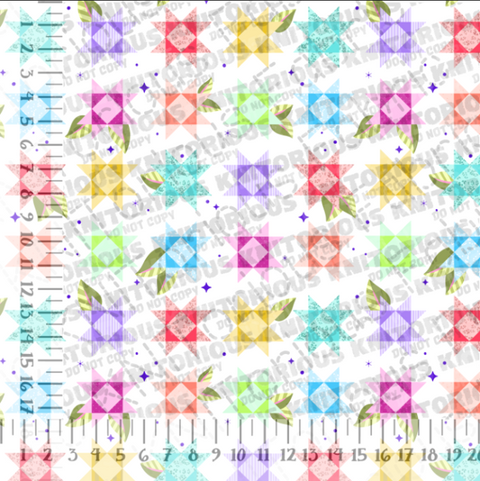 *VINYL Pre-Order* Quilted on White