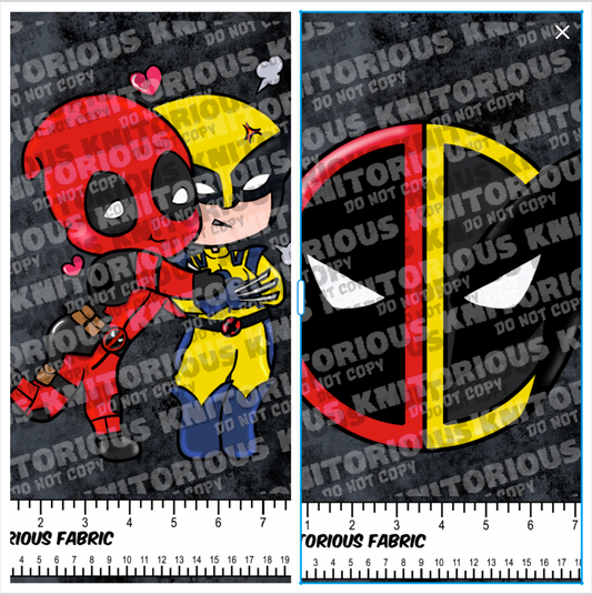 *Pre-Order* Red & Yellow Heads and Huggies Panels