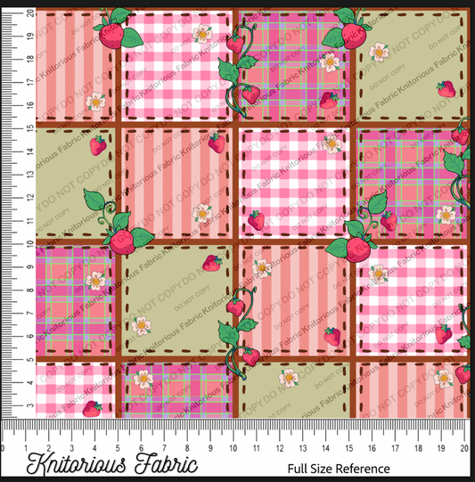 *VINYL Pre*-Order* SSCSW Quilt Coord - Strawberries