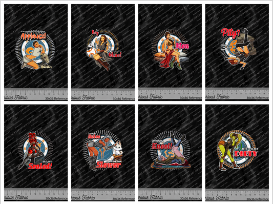*Pre-Order* SW Pinup Word Panels