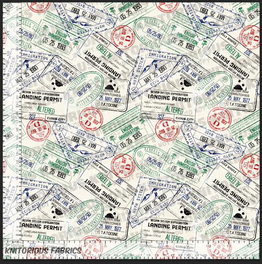 VINYL *Pre-Order* SW Passport Stamps