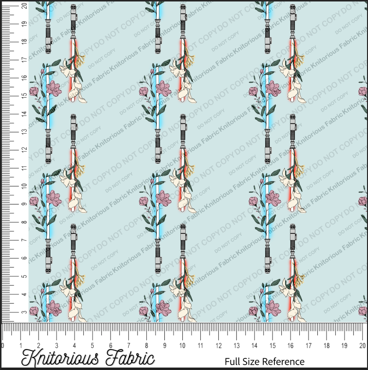 *Pre-Order* Sketchy Sabers - Teal