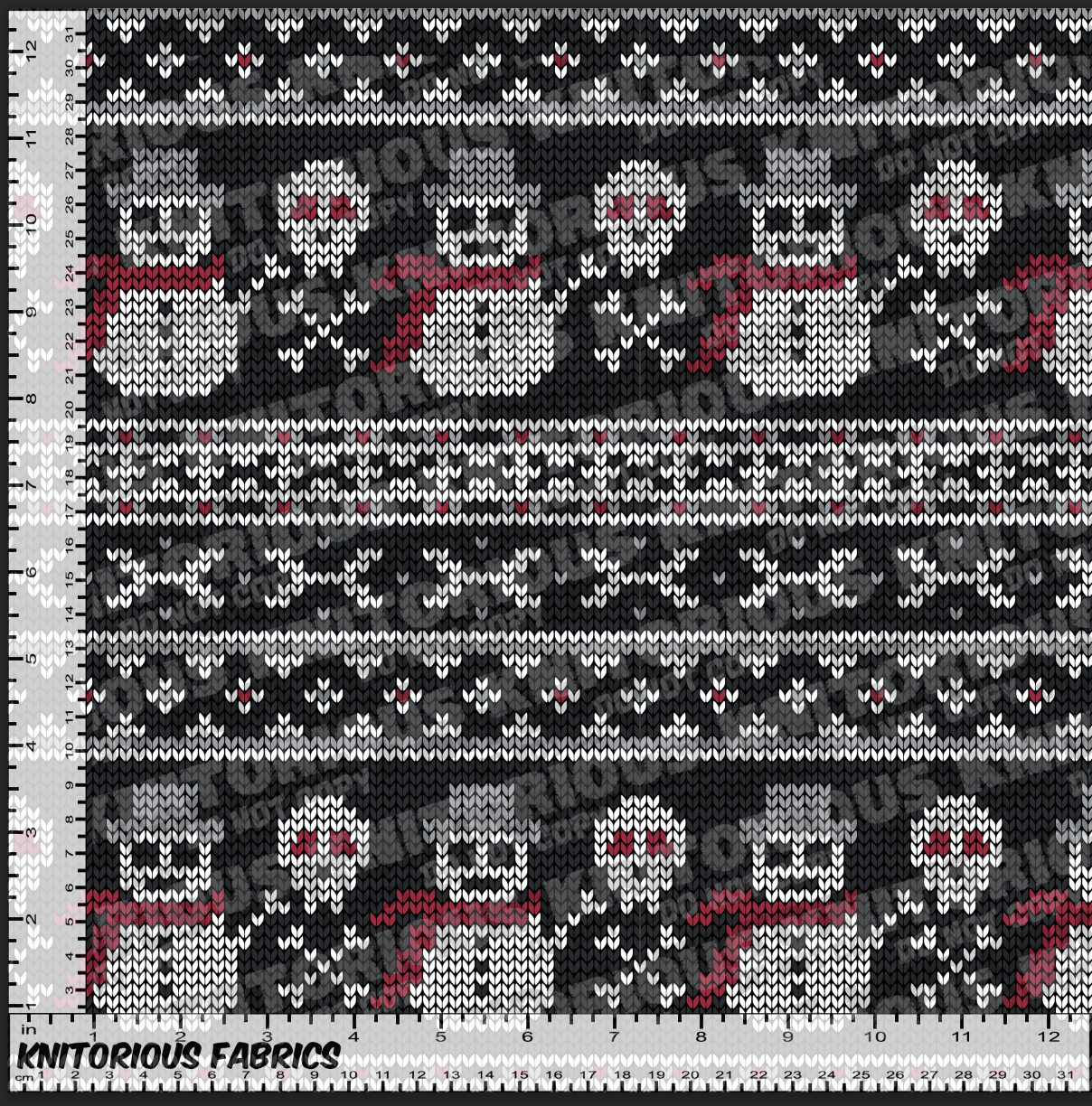 *Pre-Order* Skull Snowman Sweater