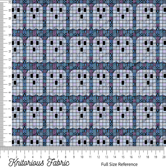 *Pre-Order* Ghostly Quilt - Blue Small