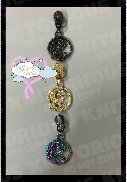 *RETAIL* S-Dragon Zipper Pull