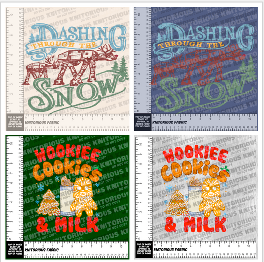 *Pre-Order* SW Holiday Panels (Cookie and Sweater)