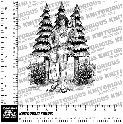 *Pre-Order* PJ Toile/Illustration Panels B&W