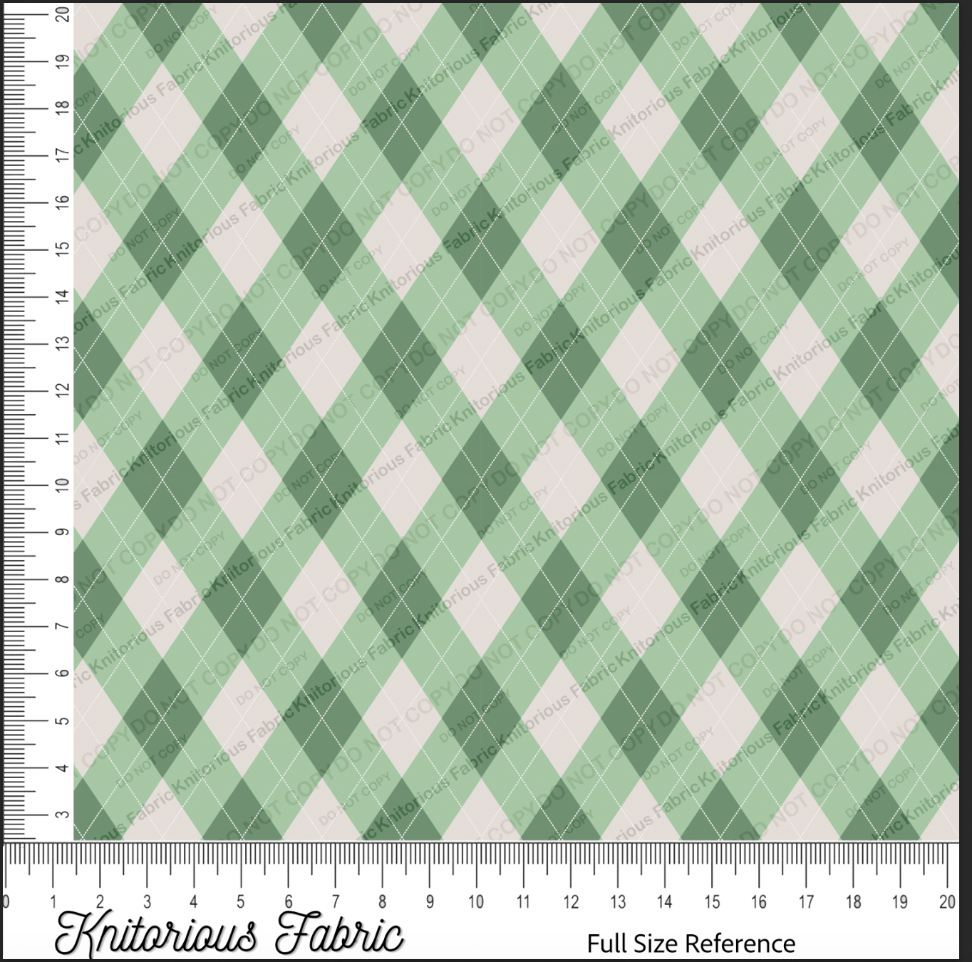 *Pre-Order* Witch Green Argyle Coord