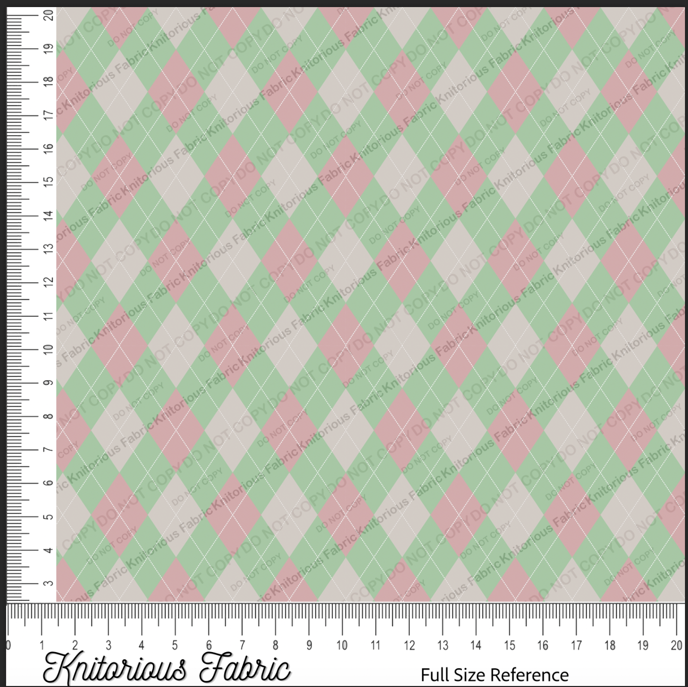 *Pre-Order* Witch Pink/Green Argyle Coord