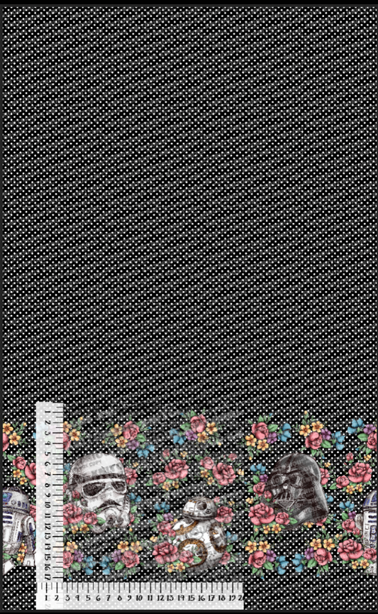 *Pre-Order* FW OG - Black Polka Dot Single Border