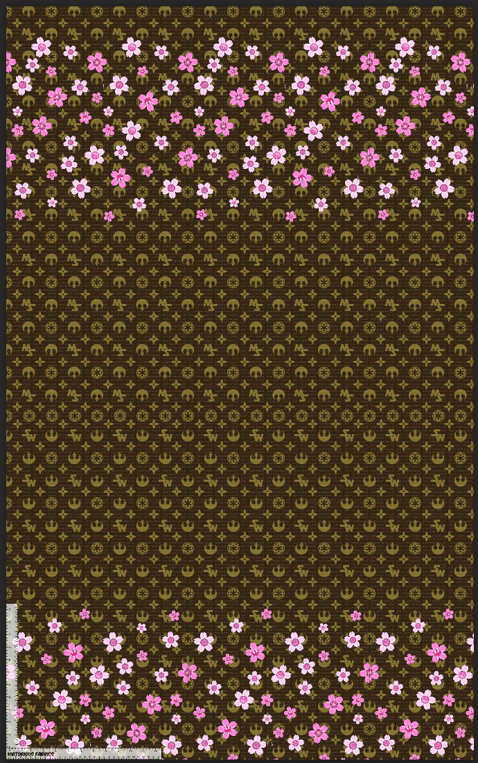 *Pre-Order* Lou SW Double Border Print - Brown