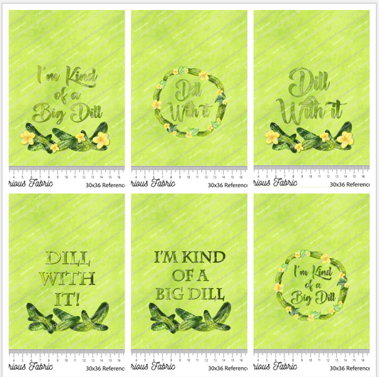 *Pre-Order* Dill Pickle Panels