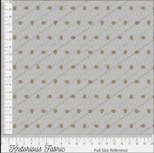 *Pre-Order*. Designer Bag Honeycomb Gray/Gold Ships