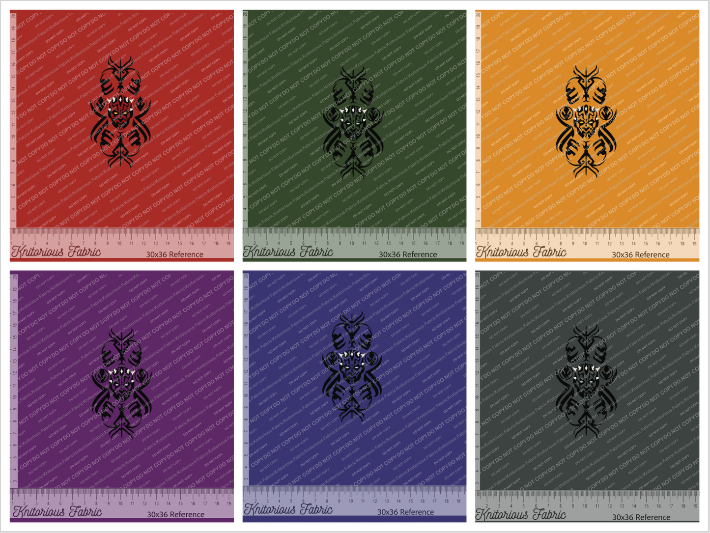 *Pre-Order* Maul Damask Panels
