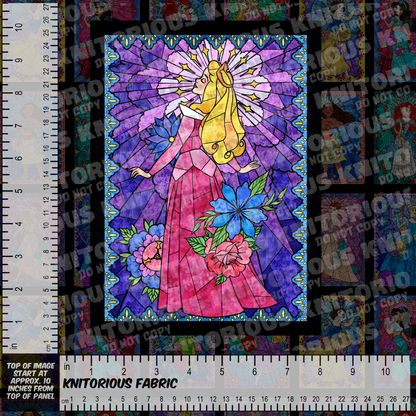 *Pre-Order* Stained Glass Princess Panels