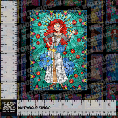 *Pre-Order* Stained Glass Princess Panels