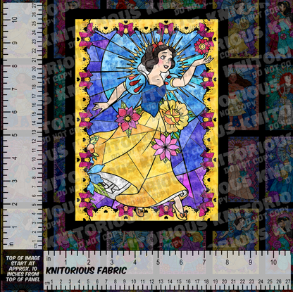 *Pre-Order* Stained Glass Princess Panels