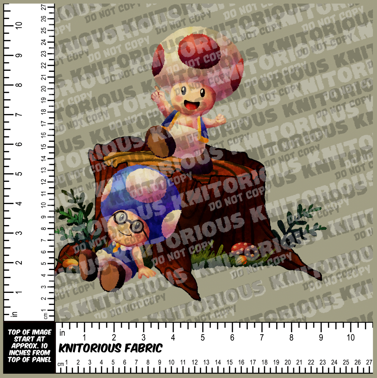 *Pre-Order* Toads and Shrooms Panels
