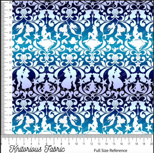 *Pre-Order* TLM Damask Blue Gradient