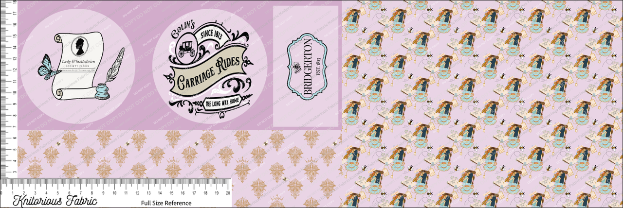 *Pre-Order*  Tea Carriage Circle Pink Bagmaker Set