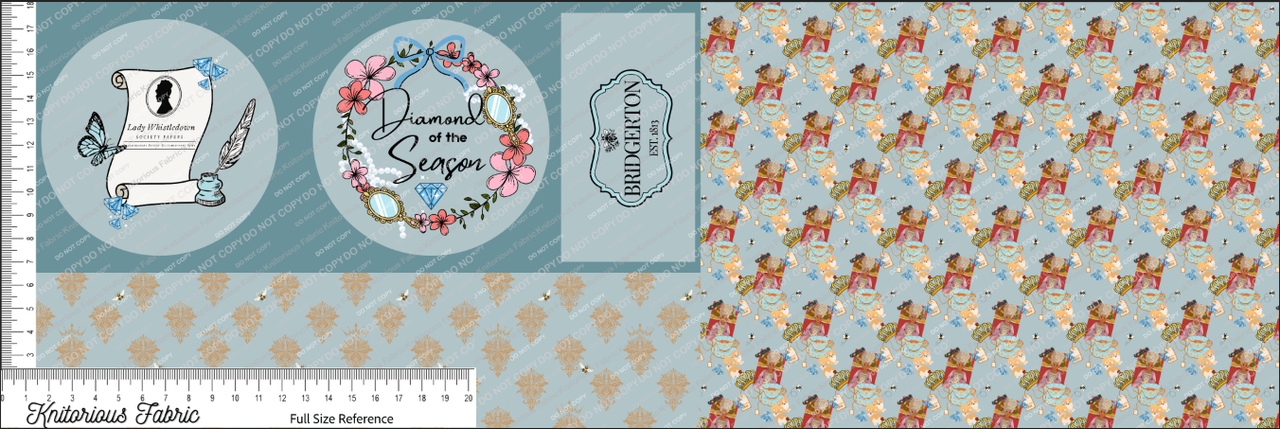 *Pre-Order*  Tea Diamond Circle Blue Bagmaker Set