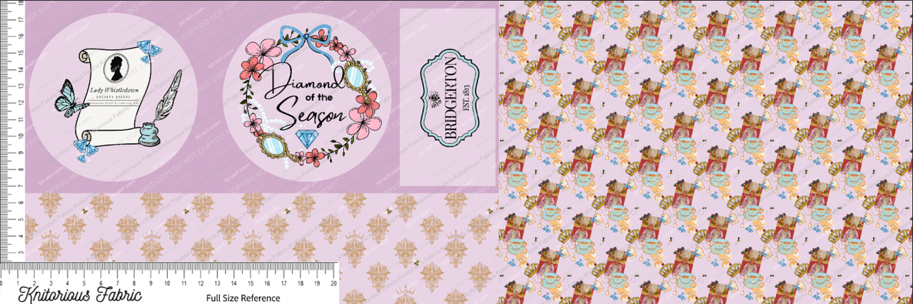 *Pre-Order*  Tea Diamond Circle Pink Bagmaker Set