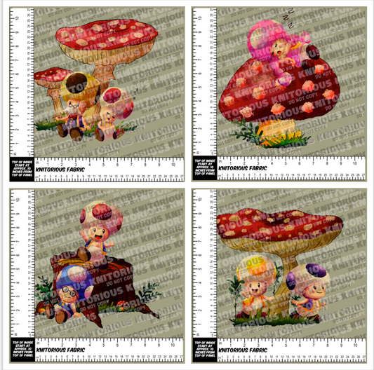 *Pre-Order* Toads and Shrooms Panels