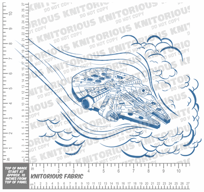 *Pre-Order* Toile Map Blue Panels