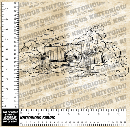 *Pre-Order* Toile Map Parchment  Panels