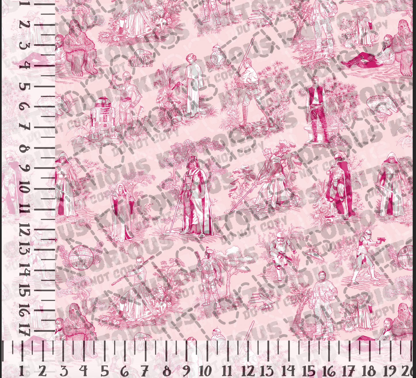 *Pre-Order* Toile of War - Pink on Pink