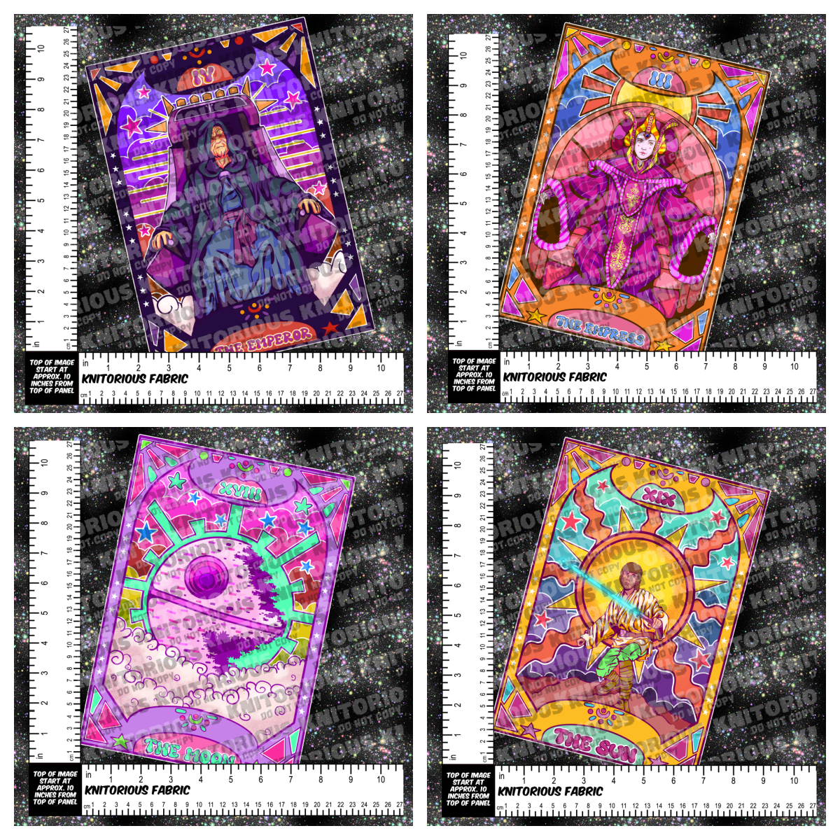 *Pre-Order* Tarot Tossed (Slanted on galaxy) Bright Panels 2