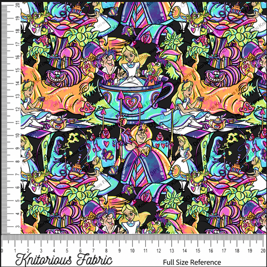 *Pre-Order* Trippy Alice Charcoal