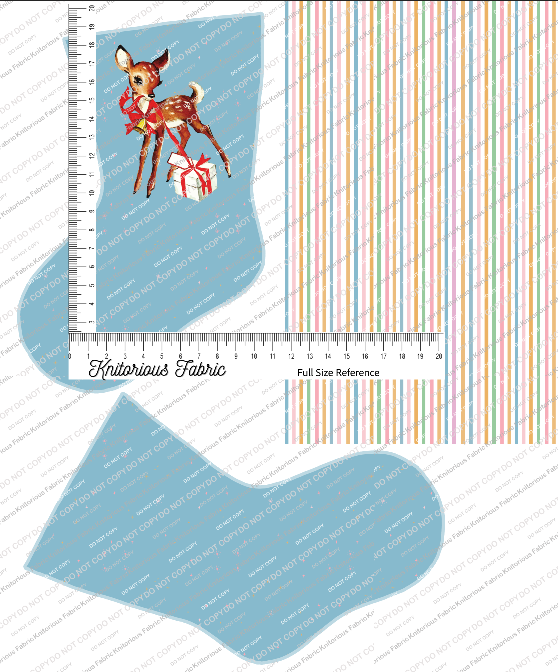 *Pre-Order* Vintage Dark Blue Stocking Panels