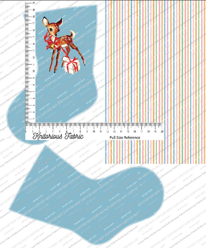 *Pre-Order* Vintage Dark Blue Stocking Panels