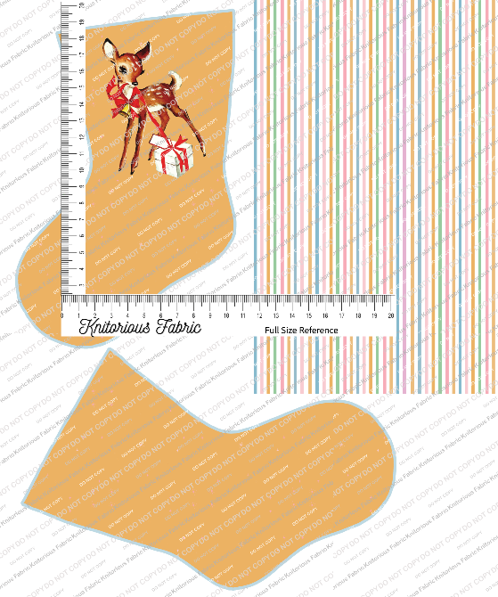 *Pre-Order* Vintage Dark Orange Stocking Panels