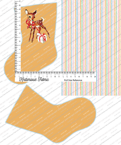 *Pre-Order* Vintage Dark Orange Stocking Panels