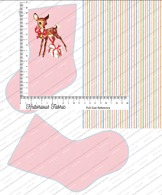 *Pre-Order* Vintage Light Pink Stocking Panels