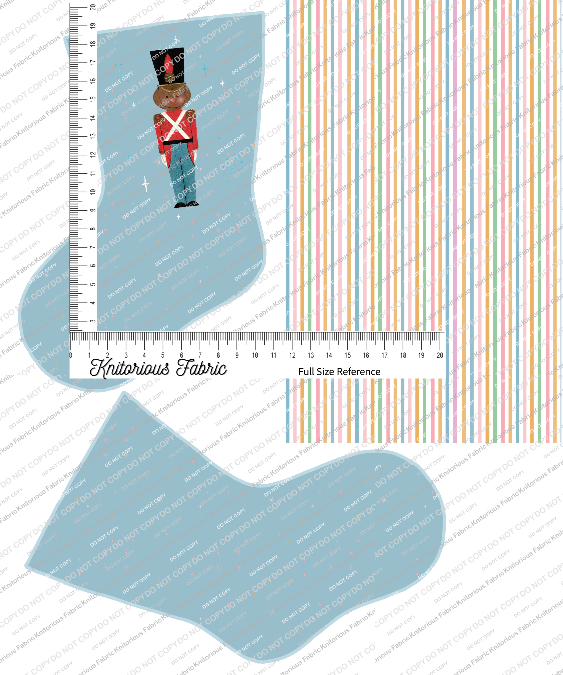 *Pre-Order* Vintage Light Blue Stocking Panels