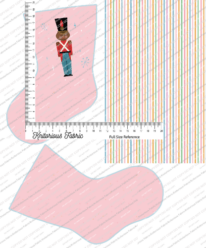 *Pre-Order* Vintage Light Pink Stocking Panels