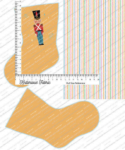 *Pre-Order* Vintage Dark Orange Stocking Panels