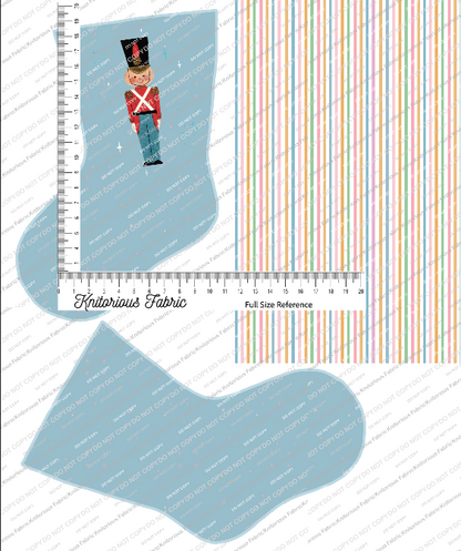 *Pre-Order* Vintage Light Blue Stocking Panels