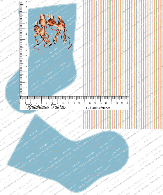 *Pre-Order* Vintage Dark Blue Stocking Panels