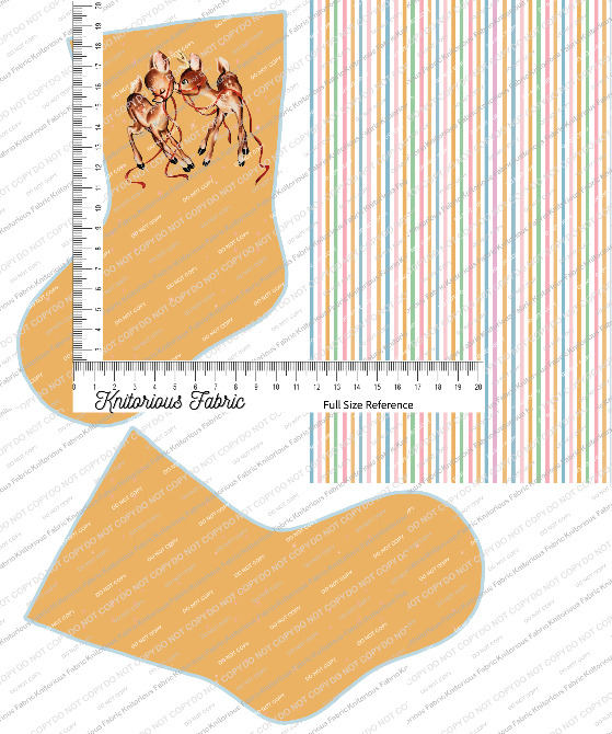 *Pre-Order* Vintage Dark Orange Stocking Panels