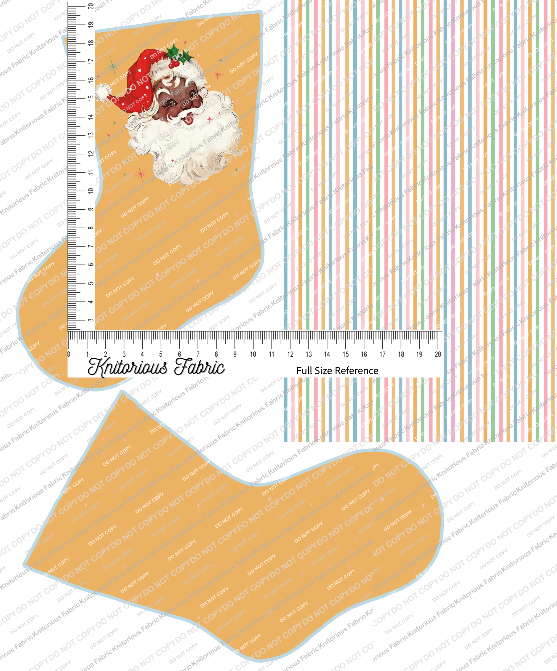 *Pre-Order* Vintage Dark Orange Stocking Panels