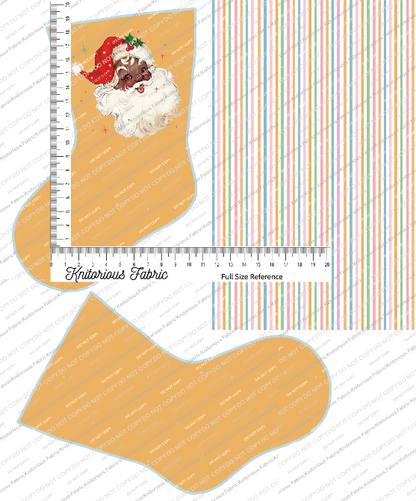 *Pre-Order* Vintage Dark Orange Stocking Panels