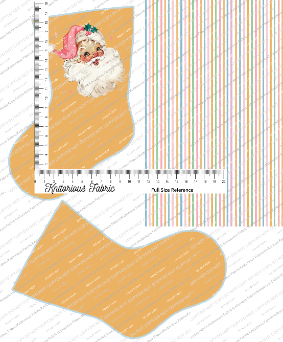 *Pre-Order* Vintage Dark Orange Stocking Panels